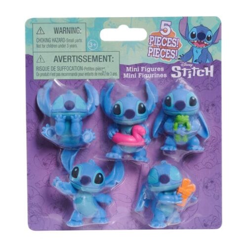 Disney Stitch 5 Pack Collectible 2.5′ Figures