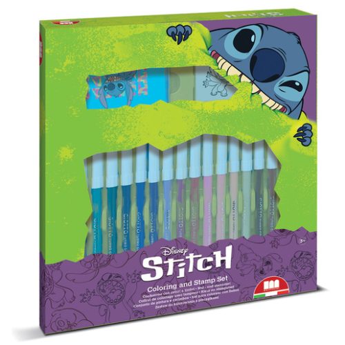 Disney Stitch Colouring and Stamp Craft Set