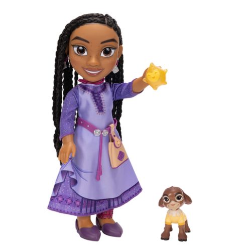 Disney Wish Singing Asha Doll with Valentino and Star