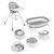 Dolu Baby 6-in-1 Potty Highchair & Bath Set