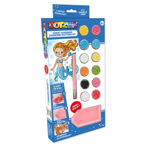 Dotzies Sweet Swimmer Diamond Dotting Craft Set