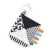 Early Learning Centre Black & White Sensory Square Pram Toy