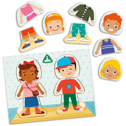 Early Learning Centre Wooden Dress Up Puzzle