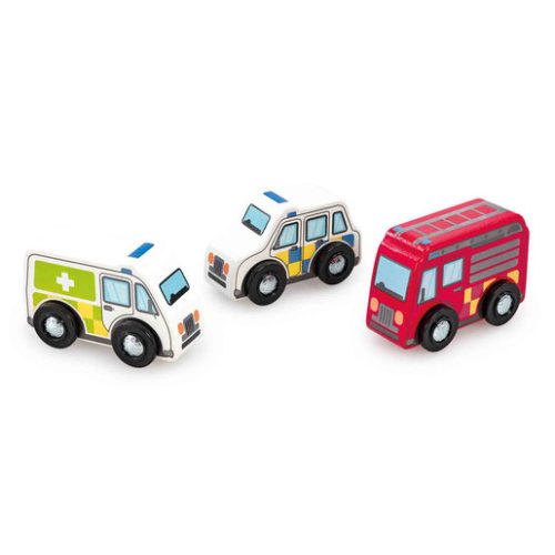 Early Learning Centre Wooden Emergency Vehicles