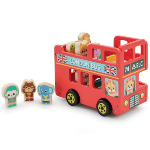 Early Learning Centre Wooden London Bus Playset