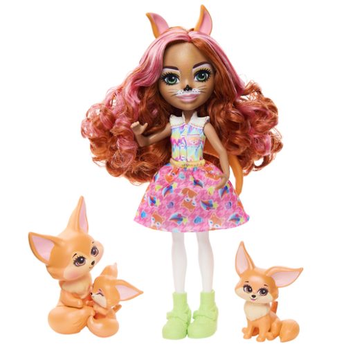 Enchantimals Glam Party Filigree Fox Family Playset
