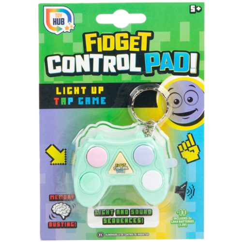 Fidget Control Pad Memory Keychain Game