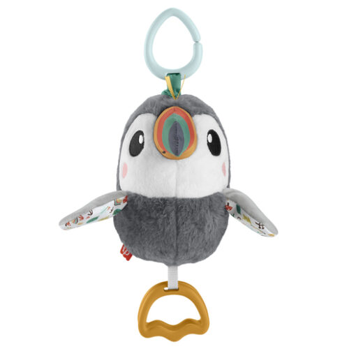 Fisher-Price Flap & Go Toucan Sensory Pram Toy