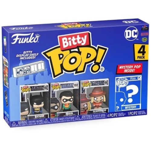 Funko Bitty Pop! DC – Batman 4 Pack Mini Vinyl Figures