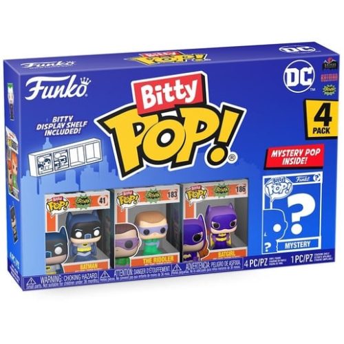 Funko Bitty Pop! DC – Classic Batman 4 Pack Mini Vinyl Figures