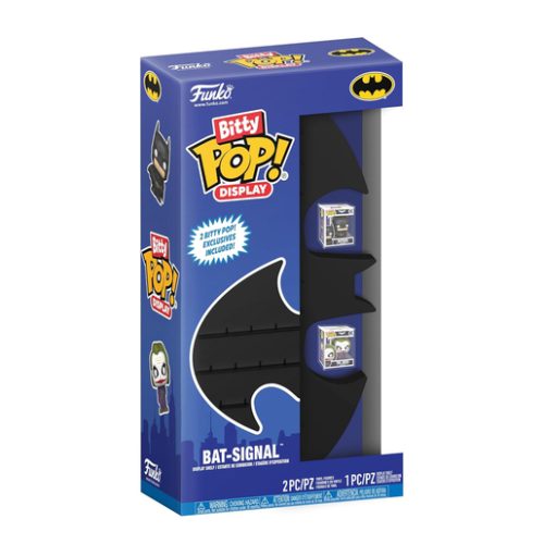 Funko Bitty Pop! Display Bat-Signal with Batman and The Joker Mini Vinyl Figures