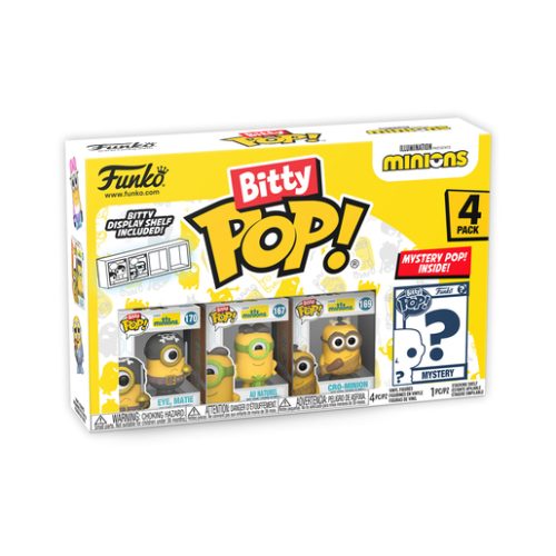 “Funko Bitty Pop! Minions – Eye, Matie 4 Pack Mini Vinyl Figures”