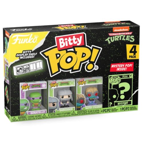 Funko Bitty Pop! Teenage Mutant Ninja Turtles – Donatello 4 Pack Mini Vinyl Figures