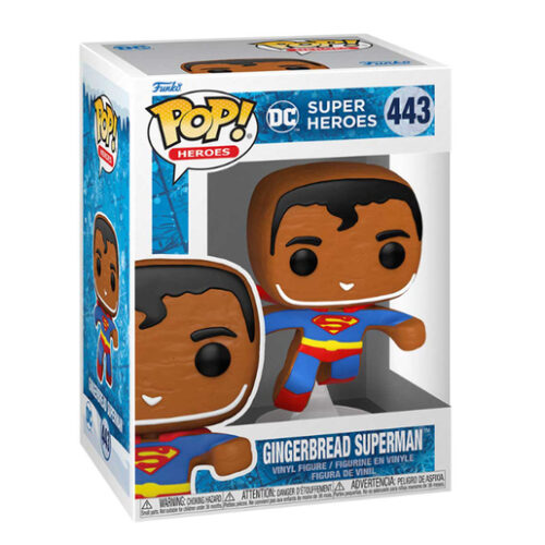 Funko Pop! Heroes DC Superheroes – Gingerbread Superman Vinyl Figure