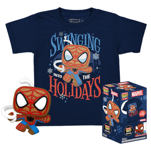Funko Pop! Pocket Pop! & Tee: Gingerbread Spider-Man (Large)