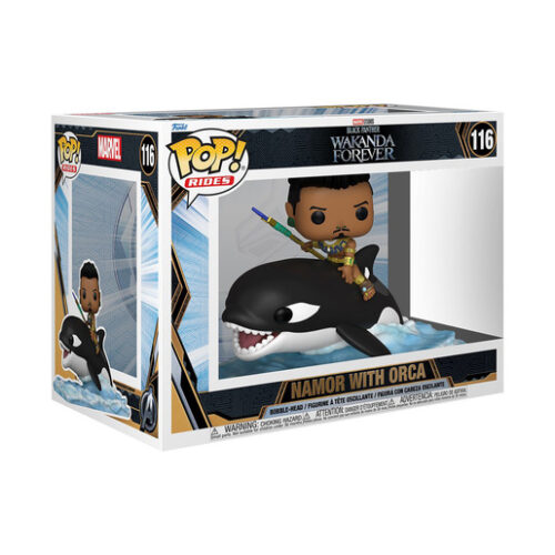 Funko Pop! Rides Black Panther Wakanda Forever – Namor with Orca Vinyl Figure