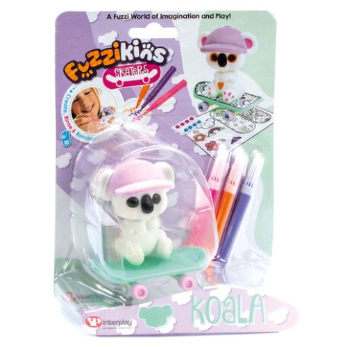 Fuzzikins Skaters Decorate your Own Koala Figure Craft Set