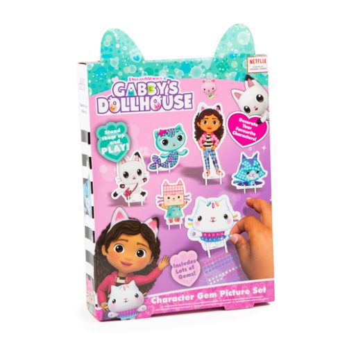 Gabby’s Dollhouse Character Gem Picture Craft Set