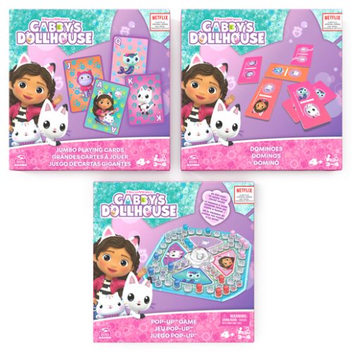 Gabby’s Dollhouse Mini Board Game Bundle