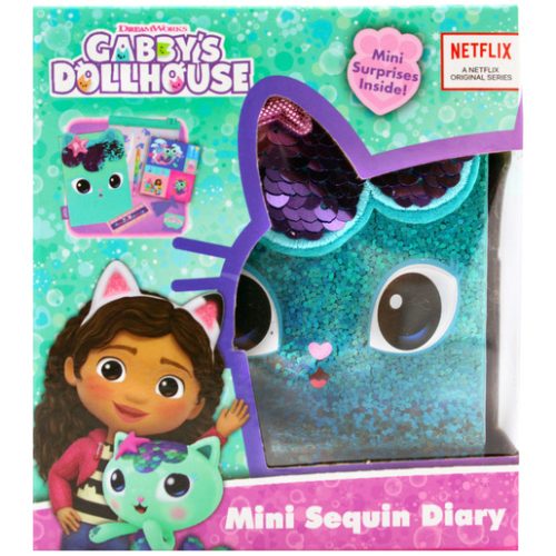 Gabby’s Dollhouse Mini Surprise Sequin Diary (Styles Vary)