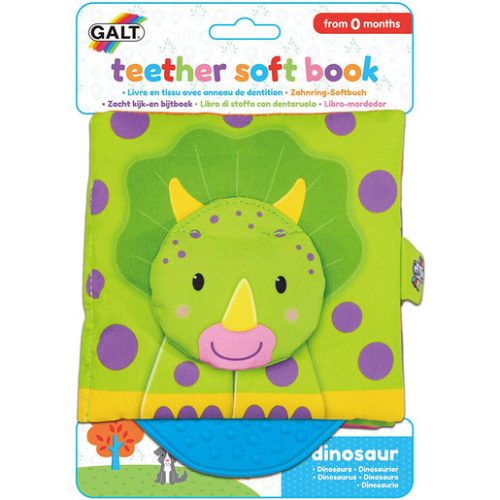 Galt Teether Soft Book – Dinosaurs
