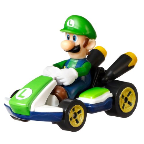 Hot Wheels Mario Kart – Luigi Standard Kart 1:64 Diecast Vehicle