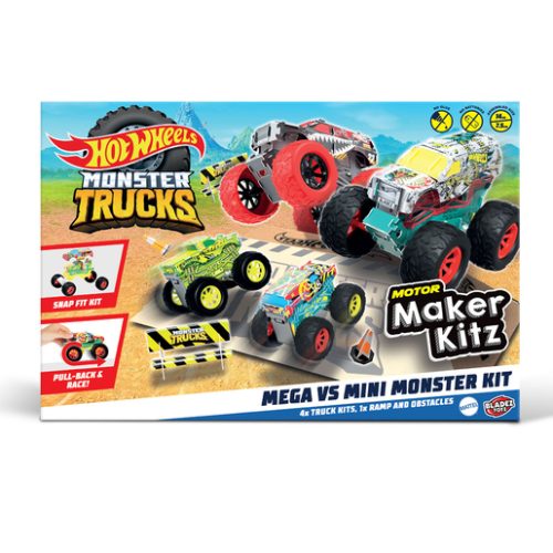 Hot Wheels Monster Truck Motor Maker Kitz Craft Set
