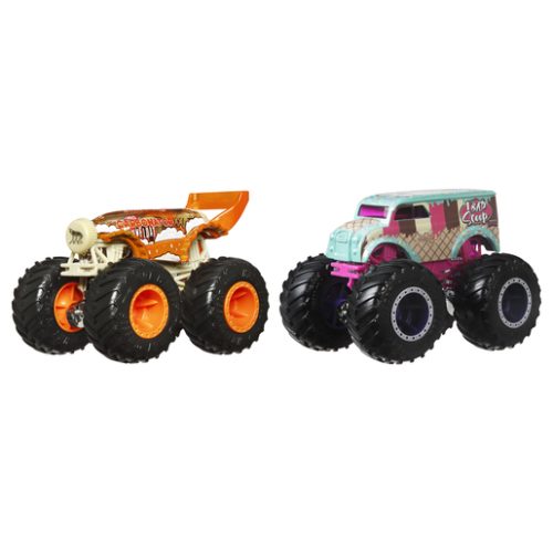 Hot Wheels Monster Trucks Demolition Doubles Carbonator XXL HWFloat Vehicle 2 Pack