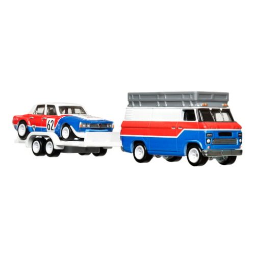 Hot Wheels Team Transport – ’70 Rover P6 Group 2 with HW Rally Hauler Vehicle