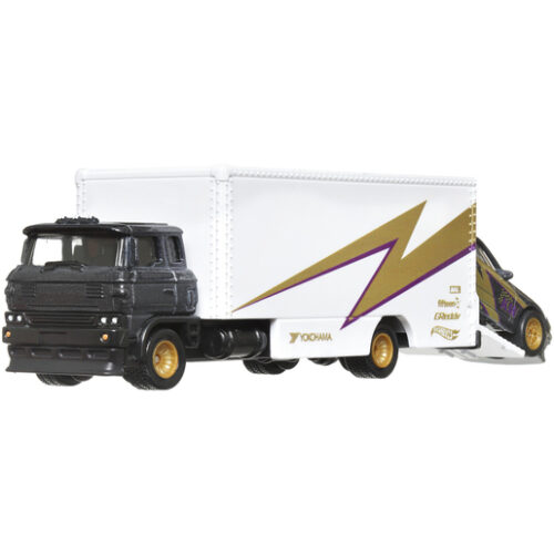 Hot Wheels Team Transport – Nissan Silvia (S13) with Sakura Sprinter Vehicle