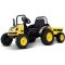 Ride On Electric Tractor Trailer Yellow