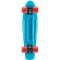 Xootz Kids Retro Plastic Complete Cruiser Skateboard – Blue