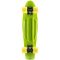 Xootz Kids Retro Plastic Complete Cruiser Skateboard with LED wheels – Green