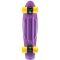 Xootz Kids Retro Plastic Complete Cruiser Skateboard – Purple