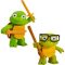 Teenage Mutant Ninja Turtles Mutant Mayhem Leo and Donnie Turtle Tot Figures