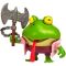 Teenage Mutant Ninja Turtles Mutant Mayhem Genghis Frog Figure