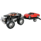 Team Power: Off Roader 4 x 4 Crusher and Trailer