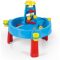 Dolu Kids 3-in-1 Sand & Water Pit with Drawing Table Outdoor Toys Garden Multi function Play Station Desk Colouring