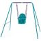 Plum Metal 2 in 1 Swing Set