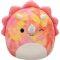 Original Squishmallows 16′ Soft Toy – Winking Trinity the Pink Tie-Dye Triceratops