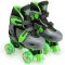 Xootz LED Adjustable Quad Roller Skates Size 9-12 (Green)