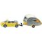 Die-Cast VW Beetle With Caravan