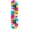 Xootz Skateboard 24 inch Smiley checkerboard