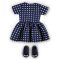 #Rfriends Polka Dot Dress – Navy