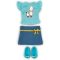 #Rfriends No Prob-Llama Top & Skirt – Teal
