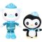 Octonauts Peso and Capt. Barnacles 20cm Soft Toy Bundle