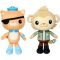 Octonauts Kwazii and Paani 20cm Soft Toy Bundle
