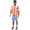 Barbie Ken Fashionistas Doll – Wavy Stripe Tee and Shorts with Hearing Aids