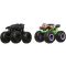 Hot Wheels Monster Trucks Demolition Doubles Batman Vs The Joker Vehicle 2 Pack