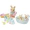 Sylvanian Familes Triplets Baby Bathtime Playset